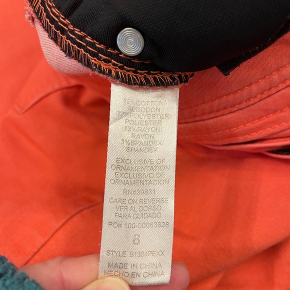 Democracy Jeans Pants Womens Size 8 Salmon Ab Technology Skinny - Picture 7 of 9